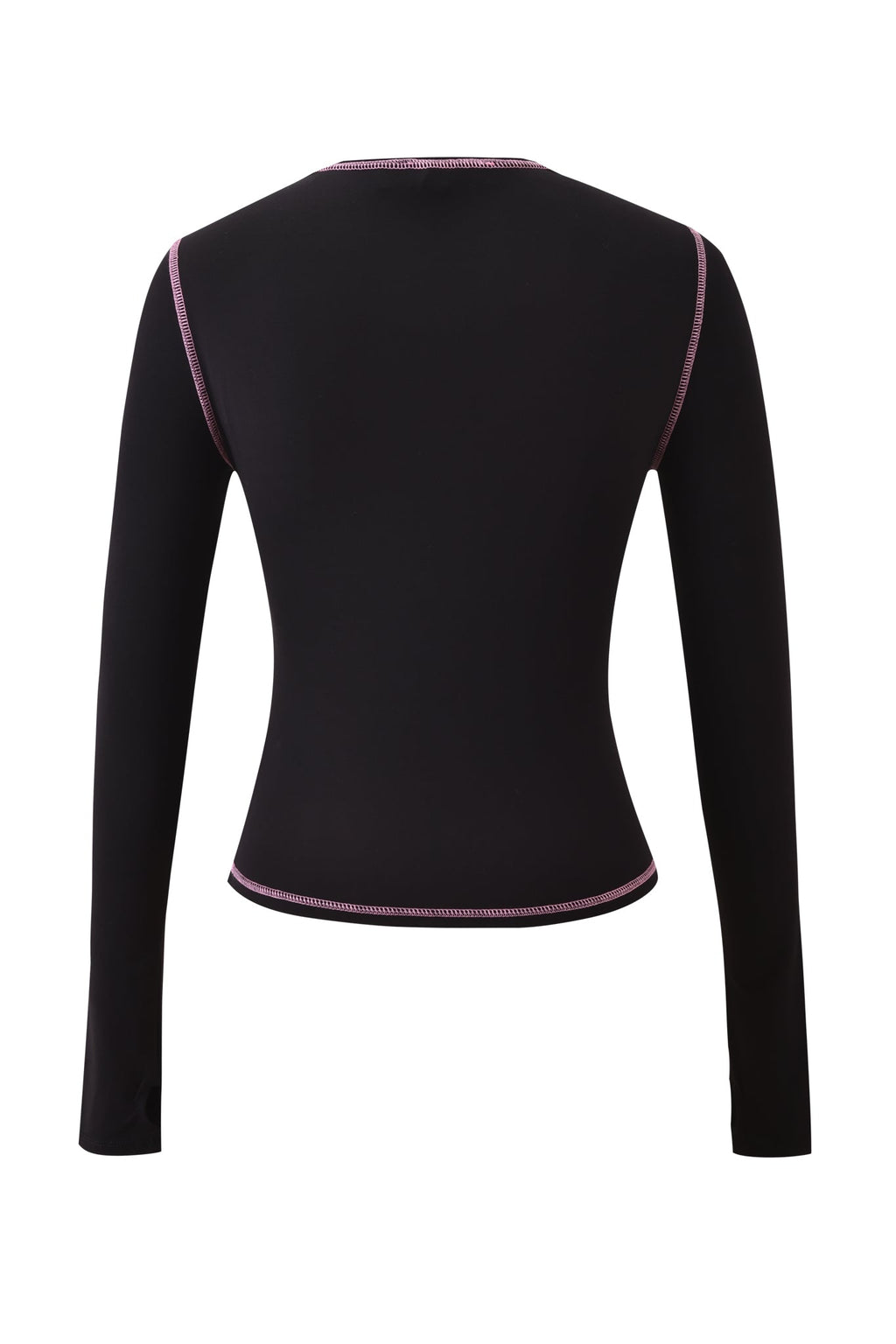 BLARE LONG SLEEVE TOP - BLACK