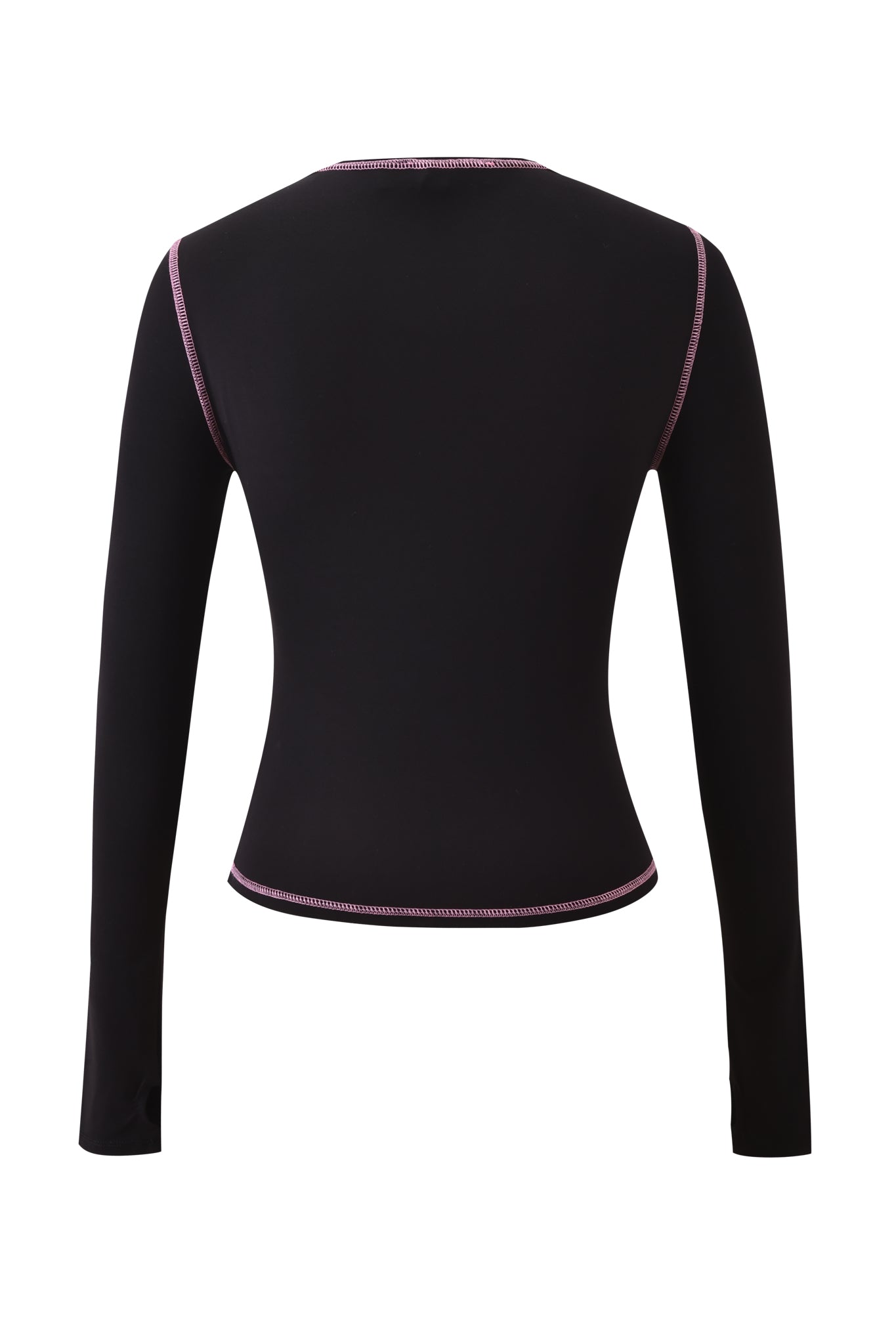 BLARE LONG SLEEVE TOP - BLACK