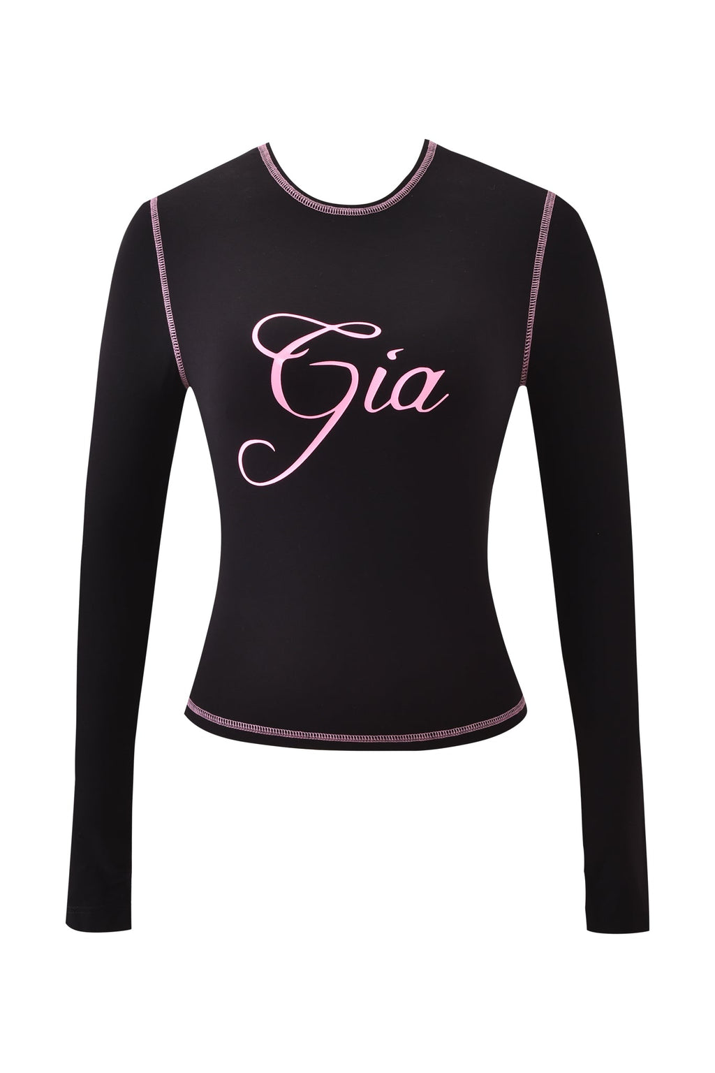 BLARE LONG SLEEVE TOP - BLACK