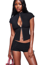 ISELA TOP - BLACK