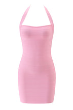 AIDEN BANDAGE MINI DRESS - PINK