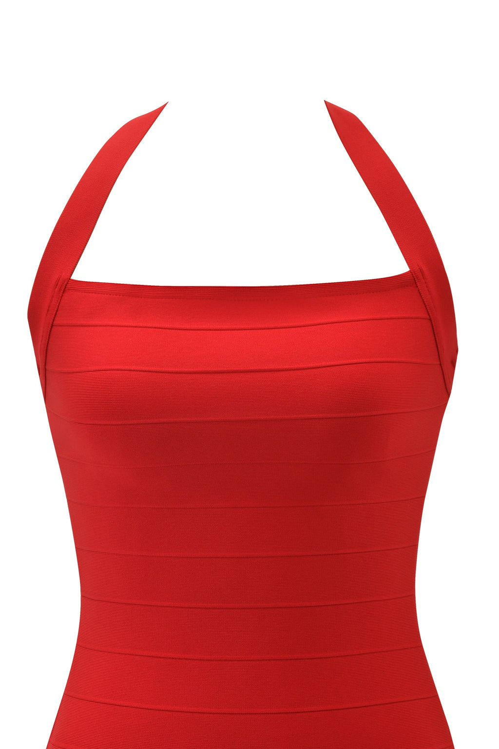 AIDEN BANDAGE MINI DRESS - RED