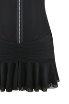 ISELA MINI DRESS - BLACK