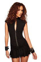 ISELA MINI DRESS - BLACK