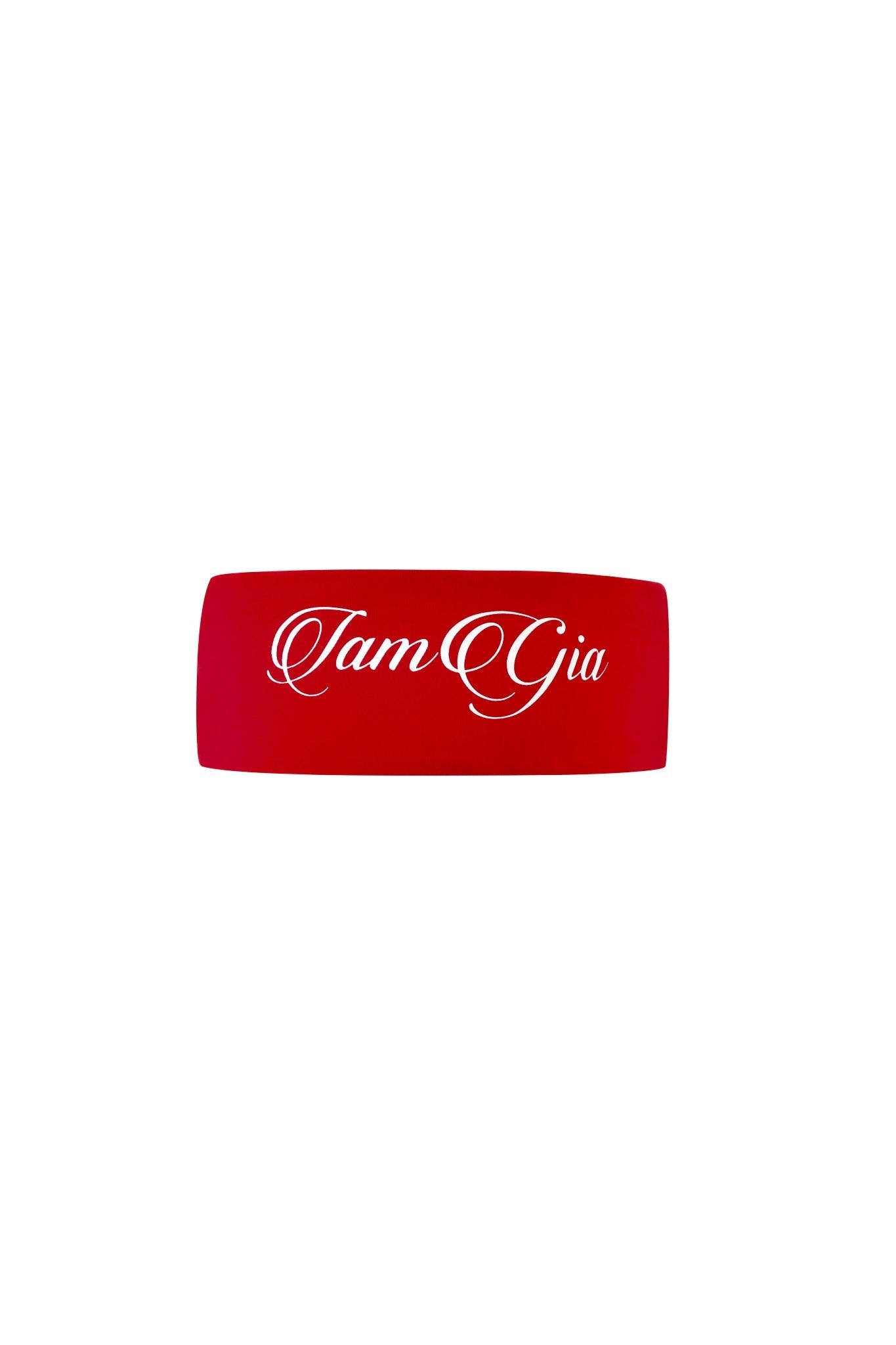 BLARE SPORT CROP TEE AND HEADBAND - CRIMSON