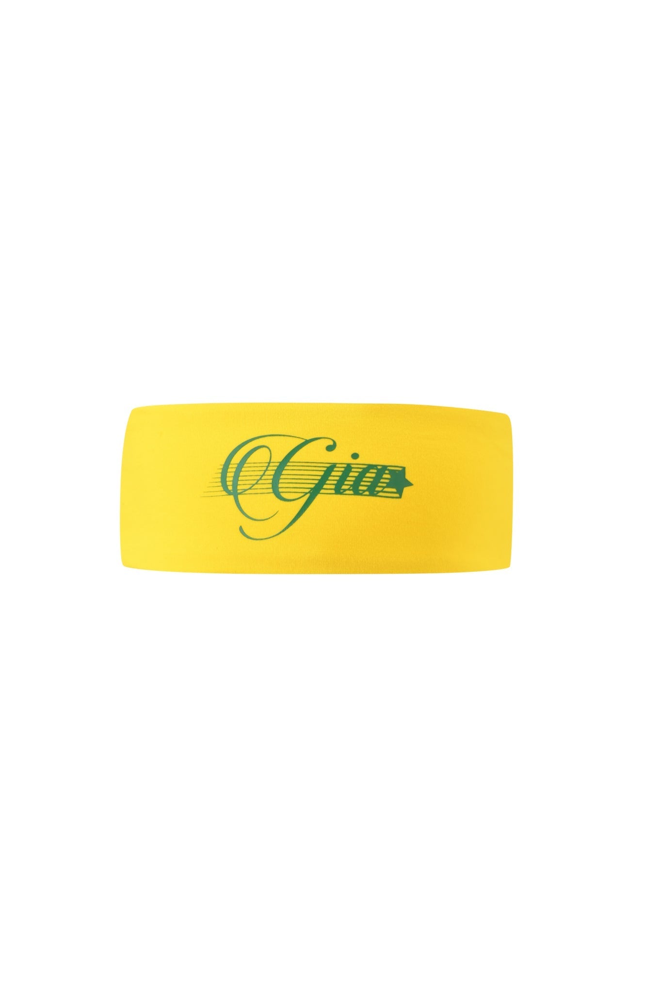 BLARE V-NECK TOP AND HEADBAND - YELLOW