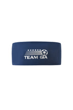 NOVIA LACE-UP T-SHIRT AND HEADBAND - NAVY