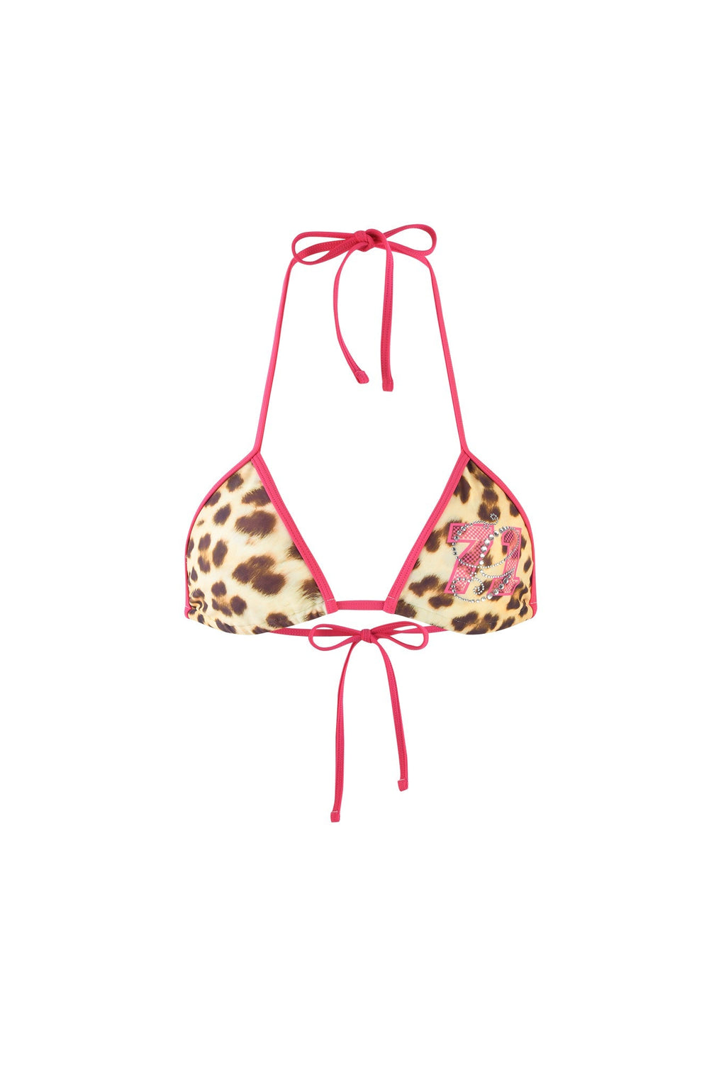 CORDELIA BIKINI TOP - NEUTRAL : LEOPARD : WILDCARD