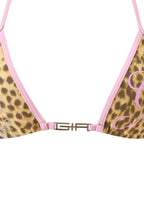 I.AM.GIA X VON DUTCH AVA BIKINI TOP - LEOPARD