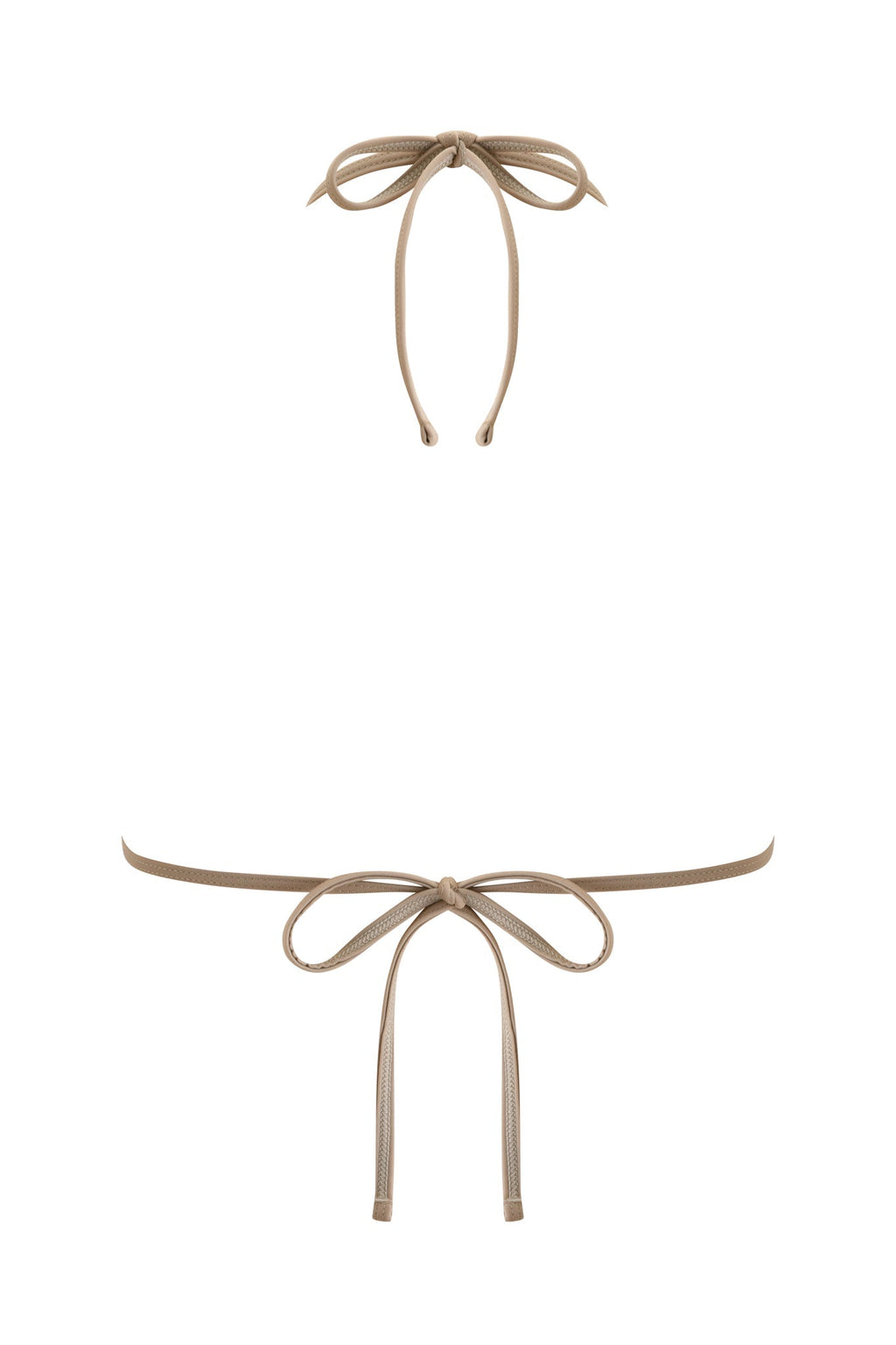BABI DIAMONTE STUD BIKINI TOP - REPTILIA