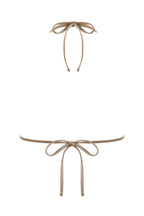 BABI DIAMONTE STUD BIKINI TOP - REPTILIA