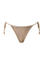 BABI DIAMONTE STUD BIKINI BOTTOM - REPTILIA