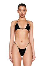 BAMBI BIKINI TOP - BLACK