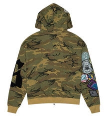 Godspeed Squadron Hoodie Camo Green