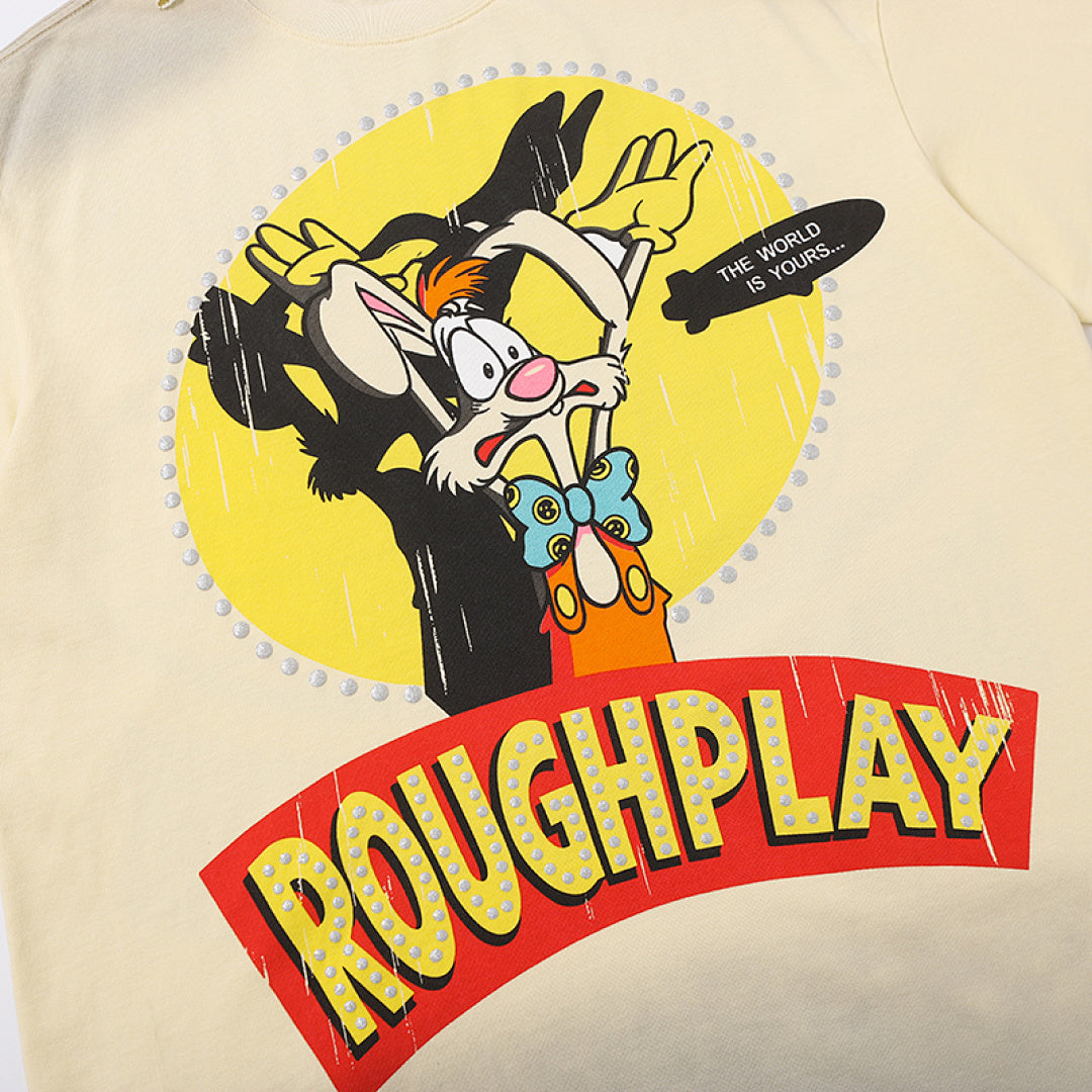 Roughplay "The World Is Yours" Cartoon Graphic Tee