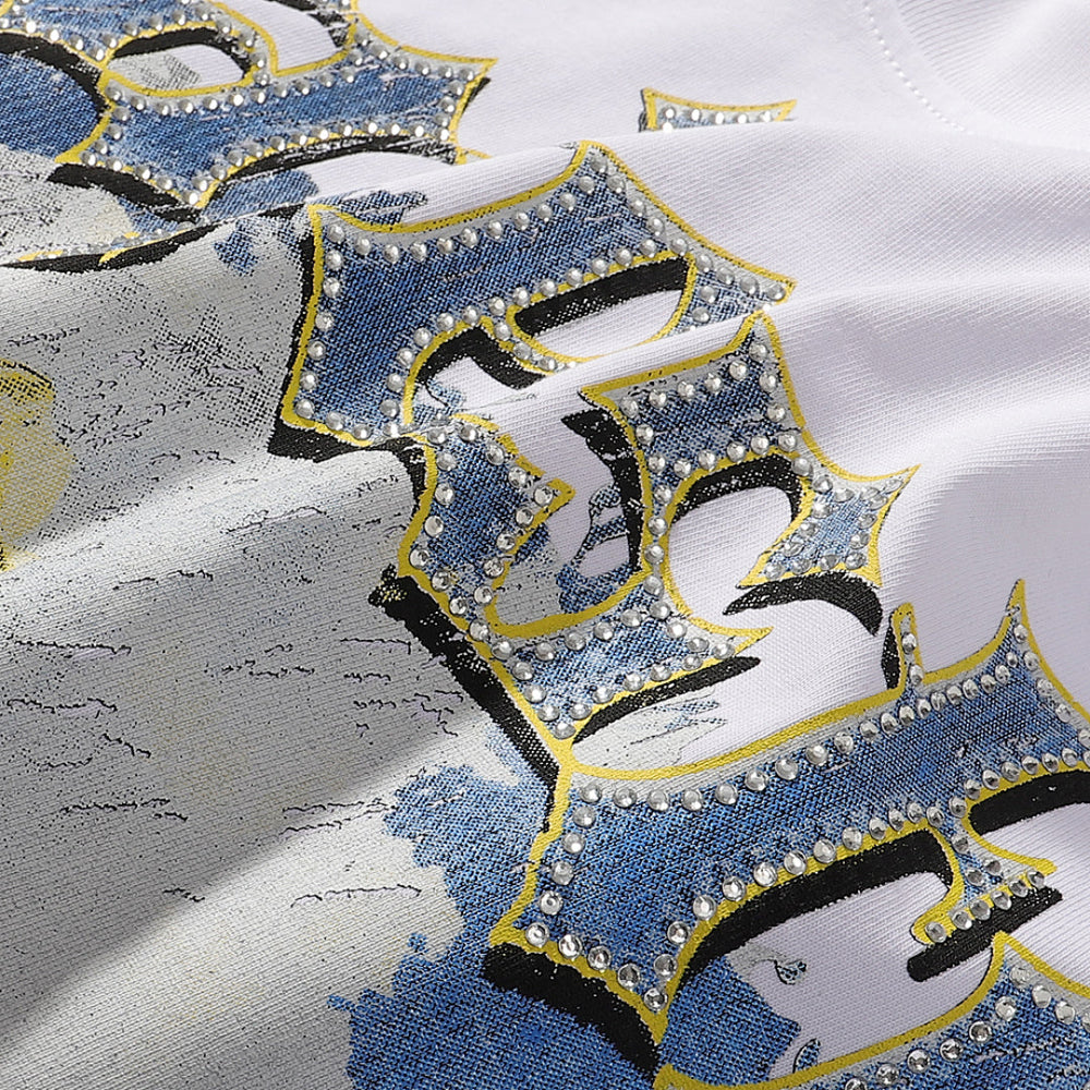 Majestik “Wild West” Skeleton Cowboys Vintage Tee