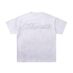 Majestik “Gridiron Eagle” Football Rhinestone Vintage Tee