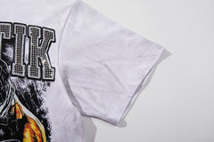 Majestik “Gridiron Eagle” Football Rhinestone Vintage Tee