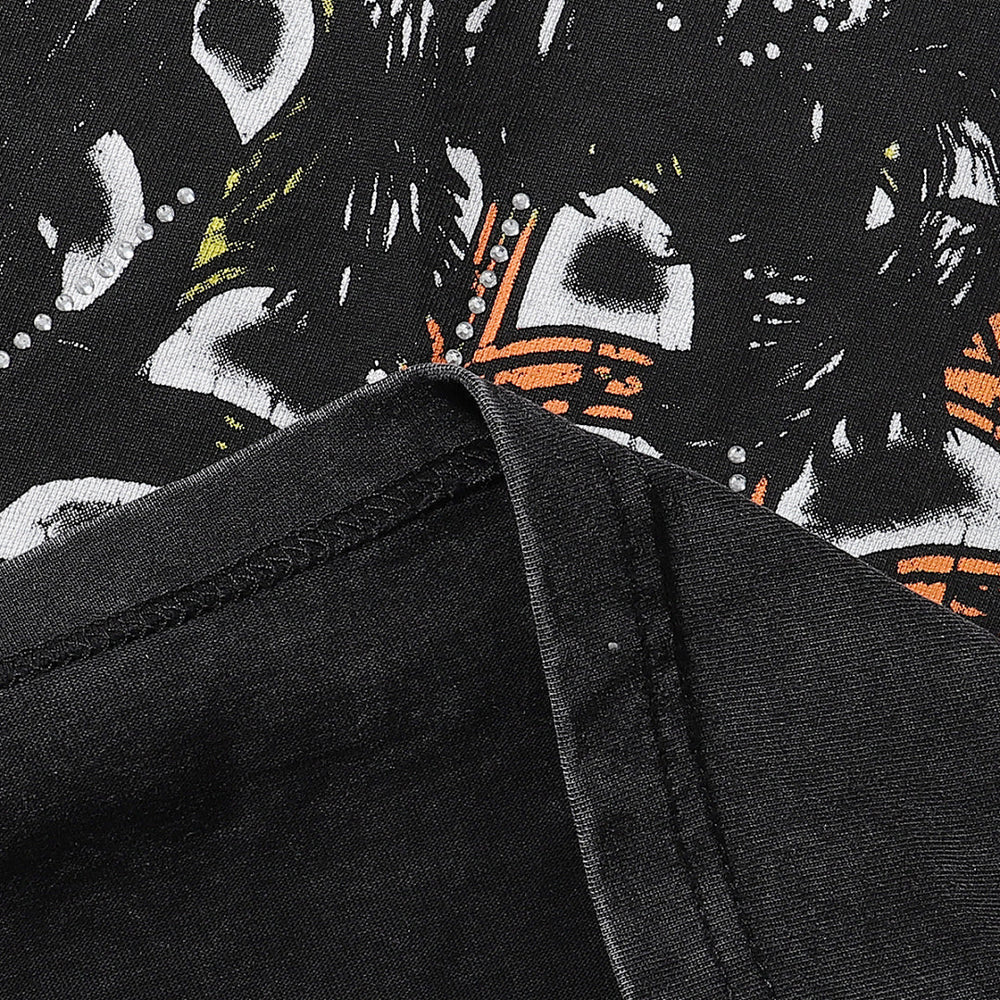 Majestik “Spiderweb” Dark Aesthetic Vintage Tee