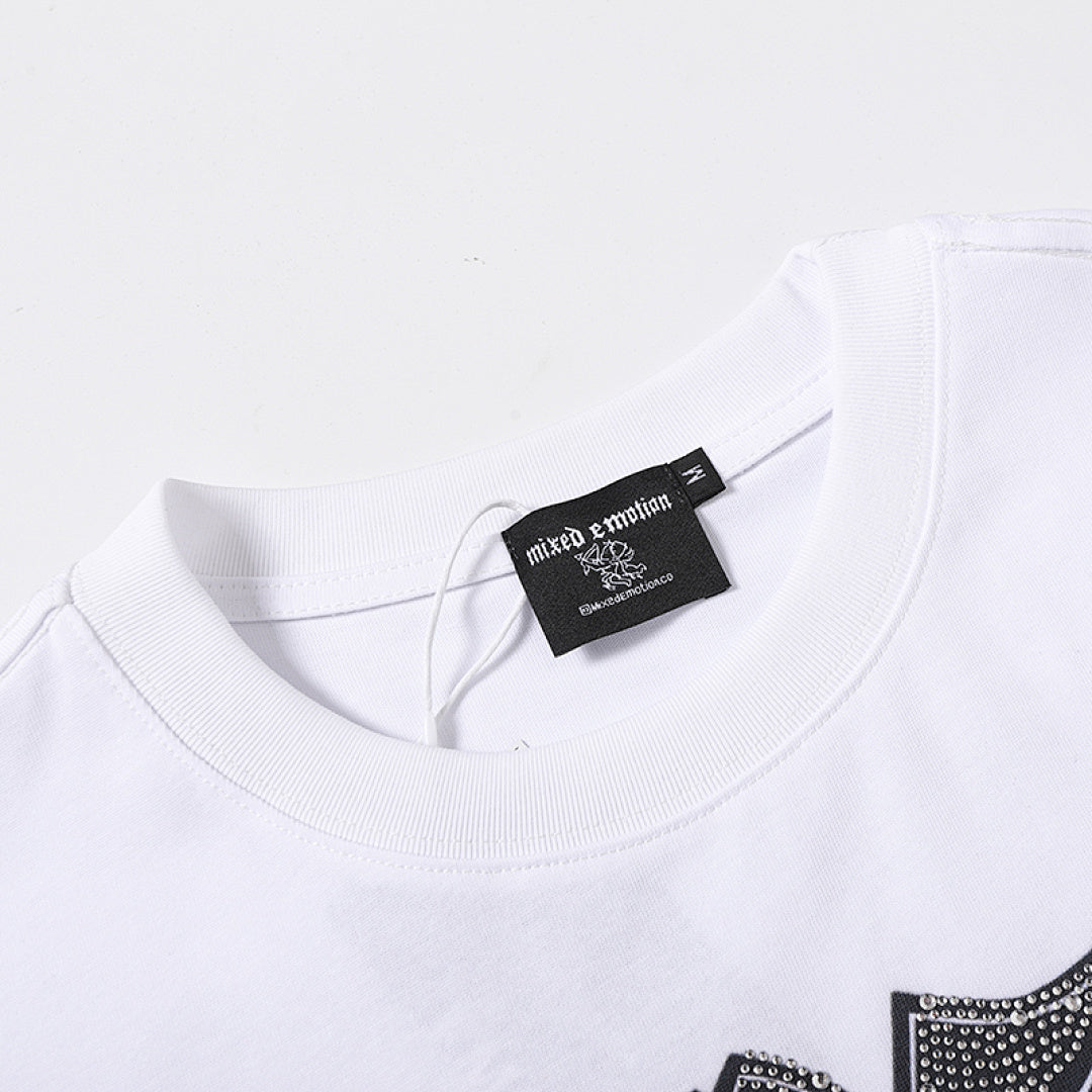 MIXED EMOTION Cartoon Character Graphic T‑Shirt