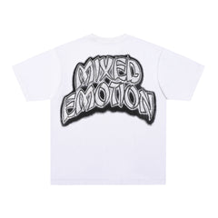 MIXED EMOTION Cartoon Character Graphic T‑Shirt
