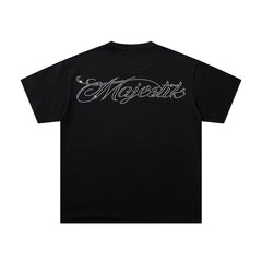Majestik “Alien DJ Cosmic” Rhinestone Graphic Tee