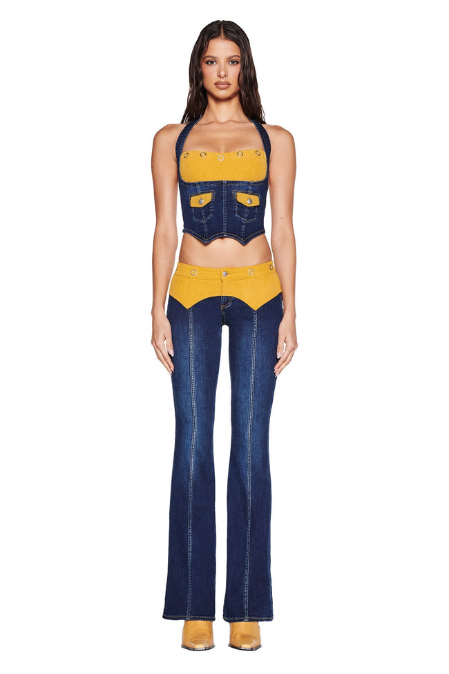 TOMMIE CORSET - DARK WASH Main Image