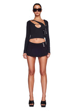 REMINI SKORT - BLACK