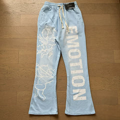 Foreign Trade Trend Mixed EMOTION Classic Letter Printing High Street Trend Leisure Fashion Sports Pants Men (1)