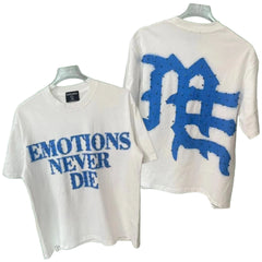 Correct version of Mixed EMOTION hot stamping printed American street T-shirt West Coast hip-hop trend rap short sleeved shirt (7)