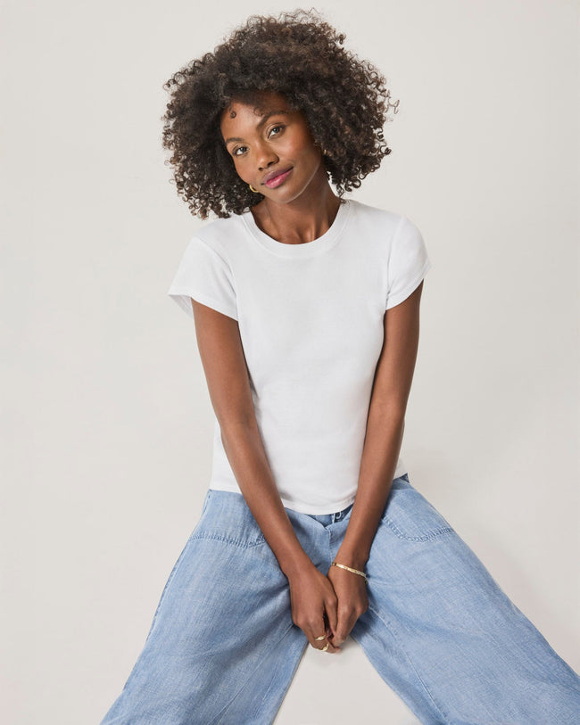 Faye Crewneck Tee Hover Image