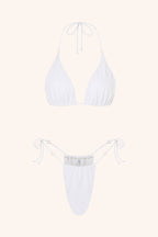 Halterneck Triangle White