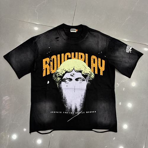 Roughplay Greek God Bleach Distressed Tee